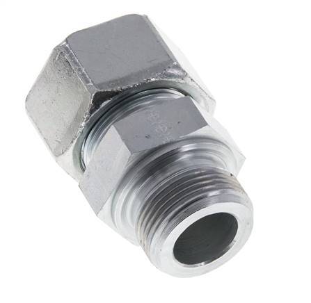 M33x2 Macho x 25S Anillo de corte recto de acero galvanizado 400 Bar DIN 2353