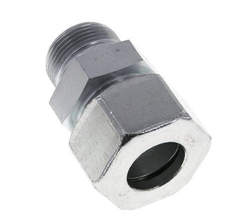 M33x2 Macho x 25S Anillo de corte recto de acero galvanizado 400 Bar DIN 2353