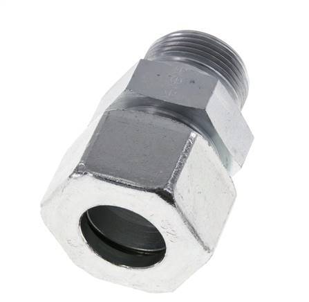 M33x2 Macho x 25S Anillo de corte recto de acero galvanizado 400 Bar DIN 2353
