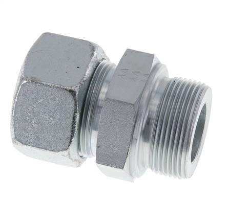 M42x2 Macho x 30S Anillo de corte recto de acero galvanizado 400 Bar DIN 2353