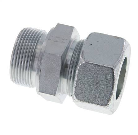 M42x2 Macho x 30S Anillo de corte recto de acero galvanizado 400 Bar DIN 2353