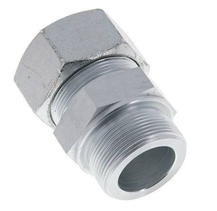 M48x2 Macho x 38S Anillo de corte recto de acero galvanizado 315 Barra DIN 2353