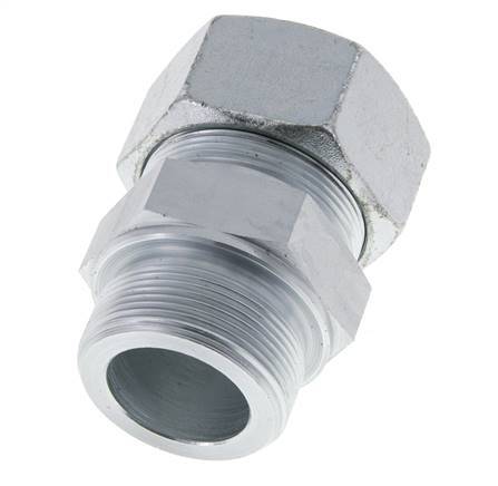 M48x2 Macho x 38S Anillo de corte recto de acero galvanizado 315 Barra DIN 2353