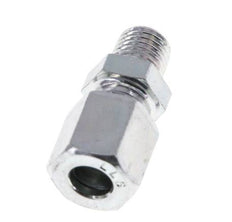 M8x1 Male x 6LL Zinc plated Steel Straight Cutting Ring 100 Bar DIN 2353 [2 Pieces]