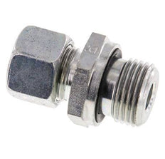 G 1/2'' Male x 12L Zinc plated Steel Straight Cutting Ring with FKM Seal 315 Bar DIN 2353 [2 Pieces]