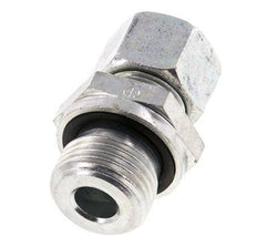 G 1/2'' Male x 12L Zinc plated Steel Straight Cutting Ring with FKM Seal 315 Bar DIN 2353 [2 Pieces]