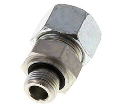 G 1/2'' Macho x 20S Anillo de corte recto de acero galvanizado con junta FKM 400 Bar DIN 2353