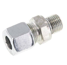 G 1/4'' Male x 10L Zinc plated Steel Straight Cutting Ring with FKM Seal 315 Bar DIN 2353 [2 Pieces]