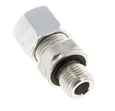 G 1/4'' Male x 10L Zinc plated Steel Straight Cutting Ring with FKM Seal 315 Bar DIN 2353 [2 Pieces]