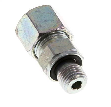 G 1/4'' Macho x 10S Anillo de corte recto de acero galvanizado con junta FKM 630 Bar DIN 2353