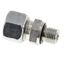 G 1/4'' Male x 12L Zinc plated Steel Straight Cutting Ring with FKM Seal 315 Bar DIN 2353 [2 Pieces]