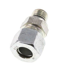 G 1/4'' Male x 12L Zinc plated Steel Straight Cutting Ring with FKM Seal 315 Bar DIN 2353 [2 Pieces]