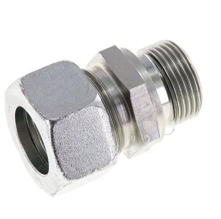 G 3/4'' Macho x 22L Anillo de corte recto de acero galvanizado con junta FKM 160 Bar DIN 2353