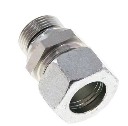 G 3/4'' Macho x 22L Anillo de corte recto de acero galvanizado con junta FKM 160 Bar DIN 2353