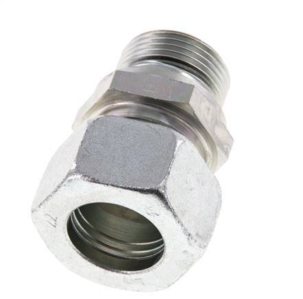 G 3/4'' Macho x 22L Anillo de corte recto de acero galvanizado con junta FKM 160 Bar DIN 2353