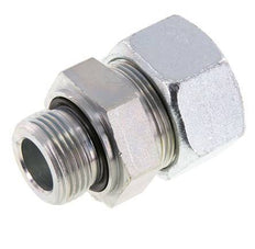 G 1'' Macho x 30S Anillo de corte recto de acero galvanizado con junta FKM 400 Bar DIN 2353