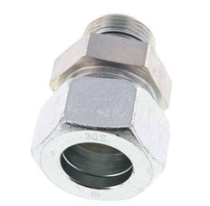 G 1'' Macho x 30S Anillo de corte recto de acero galvanizado con junta FKM 400 Bar DIN 2353