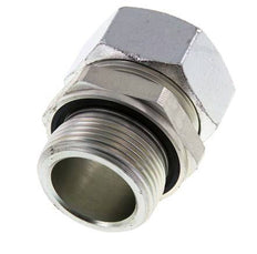 G 1 1/4'' Macho x 35L Anillo de corte recto de acero galvanizado con junta FKM 160 Bar DIN 2353