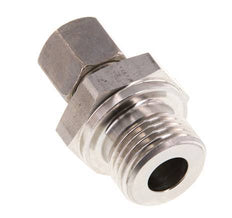 G 1/2'' Macho x 8L Anillo de corte recto de acero inoxidable 315 Barra DIN 2353