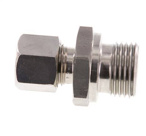 G 1/2'' Macho x 10L Anillo de corte recto de acero inoxidable 315 Barra DIN 2353