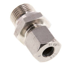 G 1/2'' Macho x 10S Anillo de corte recto de acero inoxidable 630 Barra DIN 2353