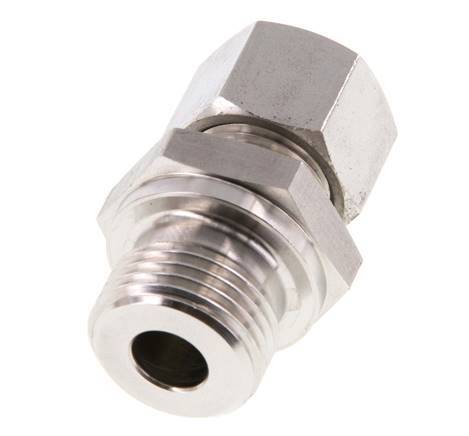 G 1/2'' Macho x 12L Anillo de corte recto de acero inoxidable 315 Barra DIN 2353