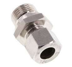 G 1/2'' Macho x 12L Anillo de corte recto de acero inoxidable 315 Barra DIN 2353
