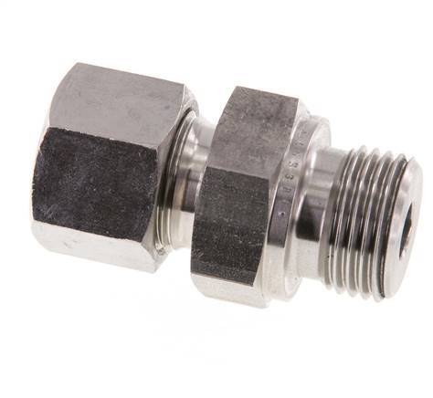 G 1/2'' Macho x 12S Anillo de corte recto de acero inoxidable 630 Barra DIN 2353