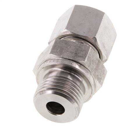 G 1/2'' Macho x 12S Anillo de corte recto de acero inoxidable 630 Barra DIN 2353
