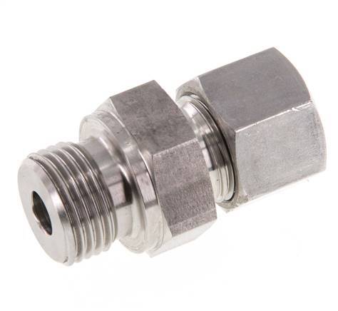 G 1/2'' Macho x 12S Anillo de corte recto de acero inoxidable 630 Barra DIN 2353