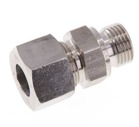G 1/2'' Macho x 16S Anillo de corte recto de acero inoxidable 400 Bar DIN 2353