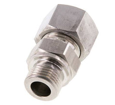 G 1/2'' Macho x 16S Anillo de corte recto de acero inoxidable 400 Bar DIN 2353