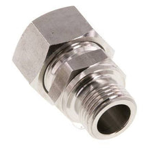 G 1/2'' Macho x 18L Acero inoxidable Anillo de corte recto 315 Barra DIN 2353