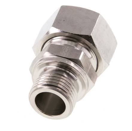 G 1/2'' Macho x 18L Acero inoxidable Anillo de corte recto 315 Barra DIN 2353