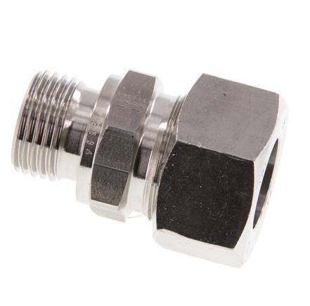G 1/2'' Macho x 18L Acero inoxidable Anillo de corte recto 315 Barra DIN 2353