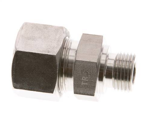 G 1/2'' Macho x 20S Anillo de corte recto de acero inoxidable 400 Bar DIN 2353