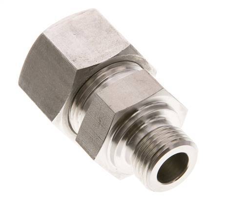 G 1/2'' Macho x 20S Anillo de corte recto de acero inoxidable 400 Bar DIN 2353