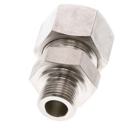 G 1/2'' Macho x 20S Anillo de corte recto de acero inoxidable 400 Bar DIN 2353
