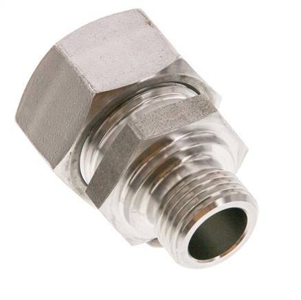 G 1/2'' Macho x 22L Anillo de corte recto de acero inoxidable 160 Bar DIN 2353