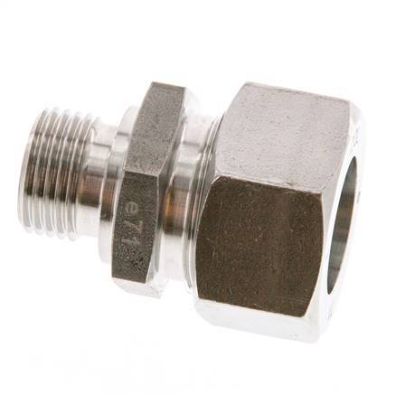 G 1/2'' Macho x 22L Anillo de corte recto de acero inoxidable 160 Bar DIN 2353