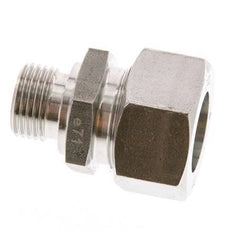 G 1/2'' Macho x 22L Anillo de corte recto de acero inoxidable 160 Bar DIN 2353
