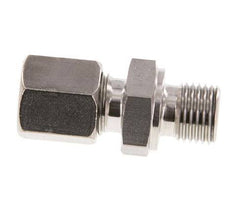 G 1/4'' Macho x 6S Anillo de corte recto de acero inoxidable 630 Barra DIN 2353