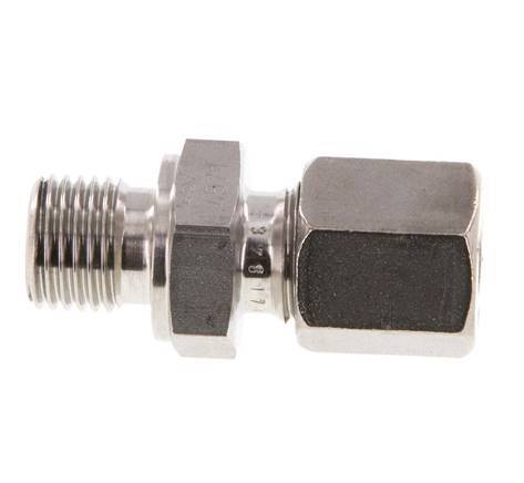G 1/4'' Macho x 6S Anillo de corte recto de acero inoxidable 630 Barra DIN 2353