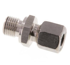 G 1/4'' Macho x 8L Anillo de corte recto de acero inoxidable 315 Barra DIN 2353
