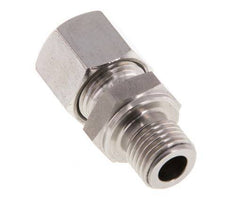 G 1/4'' Macho x 10L Anillo de corte recto de acero inoxidable 315 Barra DIN 2353