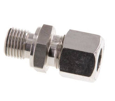 G 1/4'' Macho x 10L Anillo de corte recto de acero inoxidable 315 Barra DIN 2353