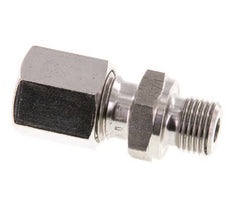 G 1/8'' Macho x 6L Anillo de corte recto de acero inoxidable 315 Barra DIN 2353