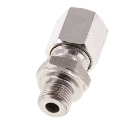 G 1/8'' Macho x 6L Anillo de corte recto de acero inoxidable 315 Barra DIN 2353