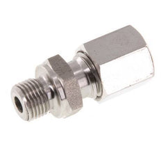 G 1/8'' Macho x 6L Anillo de corte recto de acero inoxidable 315 Barra DIN 2353