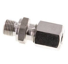 G 1/8'' Macho x 6L Anillo de corte recto de acero inoxidable 315 Barra DIN 2353